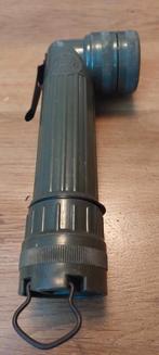 Militaire zaklamp met verschillende kleuren, Caravans en Kamperen, Zaklampen, Ophalen, Zo goed als nieuw, Batterij