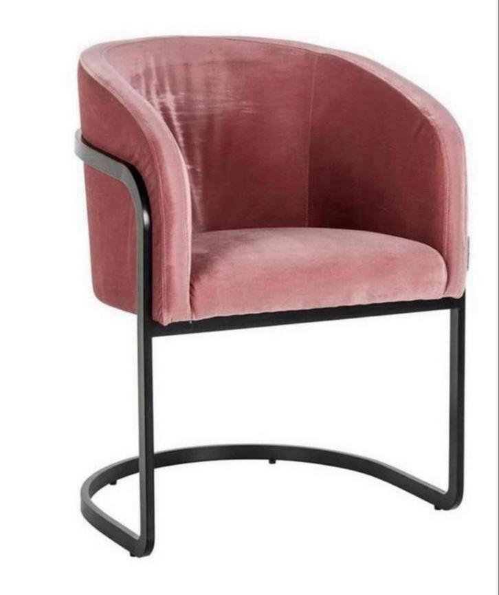 Richmond 10 Stoelen Chiara Blush Velvet (Genova 706 Blush, Huis en Inrichting, Stoelen, Nieuw, Vier, Stof, Ophalen