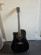 Harley benton d-120ce-lh bk, Ophalen, Zo goed als nieuw, Western- of Steelstringgitaar
