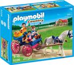 Playmobil Paardenkoets met familie 5226, Ophalen of Verzenden, Zo goed als nieuw, Complete set