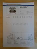 DAF N3300 Technische Specificatie 1984 6x4 Torpedo 3300 NTT, Ophalen, Zo goed als nieuw, Overige merken, DAF