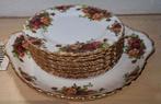 Royal Albert Old Country Roses gebakset, Antiek en Kunst, Ophalen