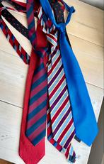 Set van 6 Stropdassen - Diverse Kleuren en Patronen, Ophalen of Verzenden, Zo goed als nieuw, Rood, Met patroon