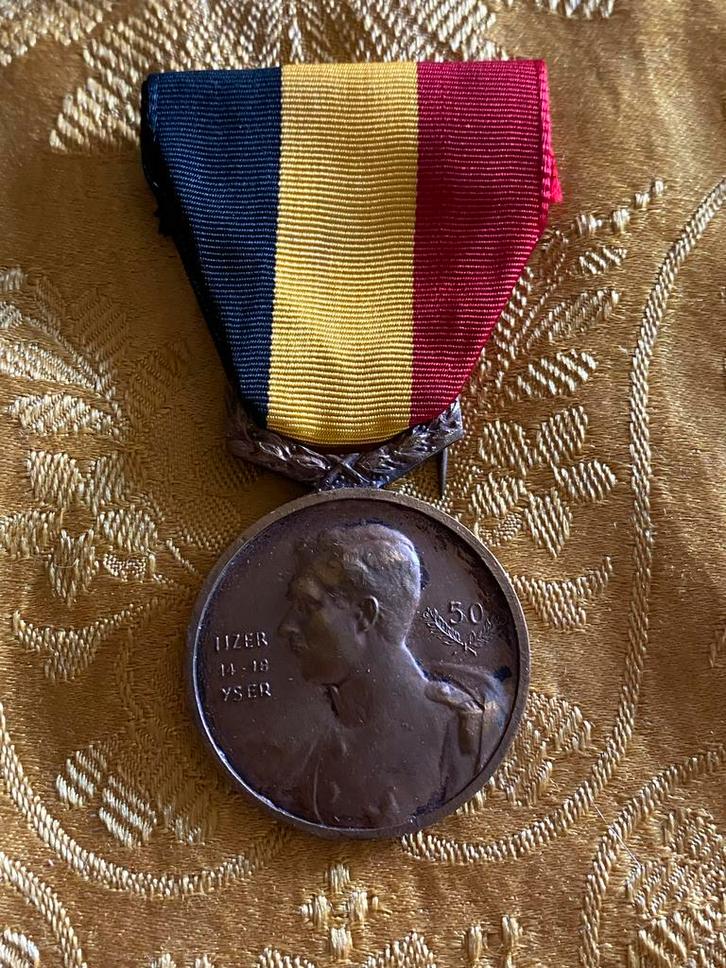 Medaille Stad Nieuwpoort IJzer 1914-1918, Verzamelen, Militaria | Algemeen, Overige soorten, Lintje, Medaille of Wings, Overige gebieden