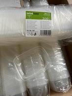 Salade plastic bakjes 10X100 stuks, Nieuw, Ophalen