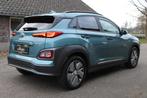 Hyundai KONA EV Premium 64 kWh SOH 95.2 LEER NAVI LED 99000K, Gebruikt, Zwart, Blauw, 204 pk