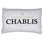 KUSSENUITVERKOOP: Sierkussen, WIJN CHABLIS, wit, Mars&More, Platinastraat 100 7554 NB Hengelo, Nederland, Wit, Nieuw