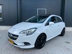 Opel Corsa 1.0 Turbo Camera|Cruise|Navi|Pano|Stoelverwarming, Auto's, Opel, Voorwielaandrijving, 1063 kg, Leder en Stof, Wit