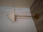 Staande leeslamp met zwenkarm. Brons., Huis en Inrichting, Ophalen, Overige materialen, Gebruikt, Semieklassiek