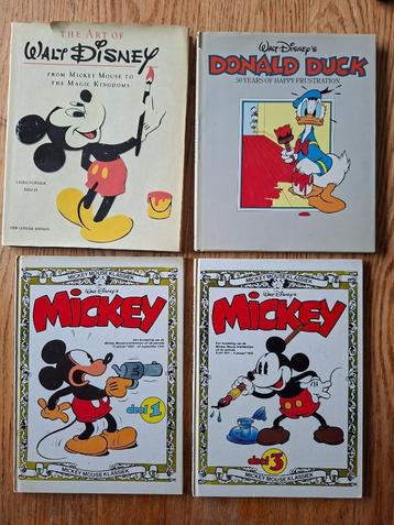 Disney 4x Art of Disney, Donald 50 years Mickey Klassiek 1+3 beschikbaar voor biedingen