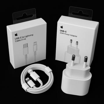 Apple iphone oplader 20w + 1m cable beschikbaar voor biedingen