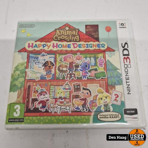 Nintendo 3DS | Animal Crossing - Happy Home Designer, Spelcomputers en Games, Games | Nintendo 2DS en 3DS, Zo goed als nieuw