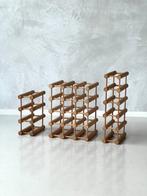 Nissen wijnrekken vintage Deens design jaren 60 wine rack, Ophalen, Gebruikt, 25 flessen of meer, Minder dan 50 cm