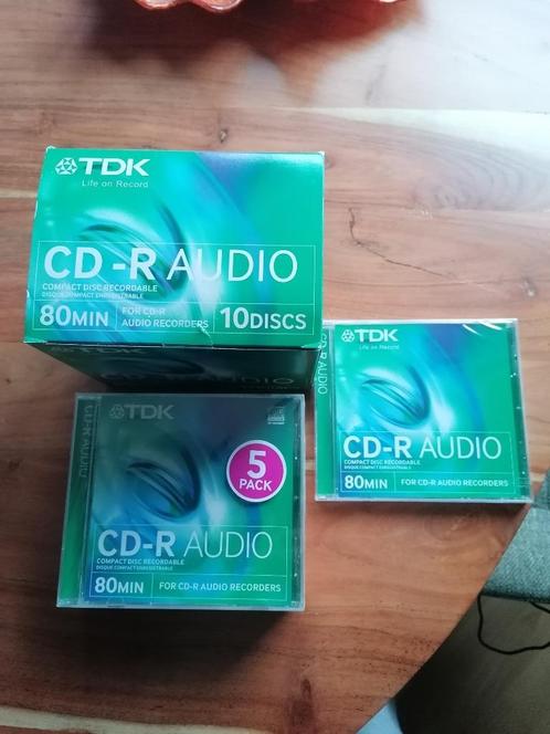CD-RW en CD-R Audio Voor Cd Recorders! SONY/PHILIPS/JVC/TDK, Computers en Software, Beschrijfbare discs, Nieuw, Cd, Ophalen of Verzenden