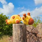 Handgemaakte gehaakte giraffe knuffel, Ophalen of Verzenden, Nieuw, Overige typen