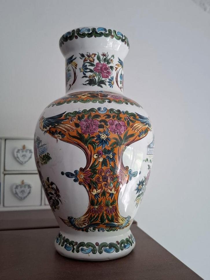 Vintage decoratieve chinese vaas, Antiek en Kunst, Antiek | Vazen, Ophalen of Verzenden