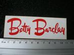 sticker Betty Barclay logo, Verzenden, Zo goed als nieuw, Merk