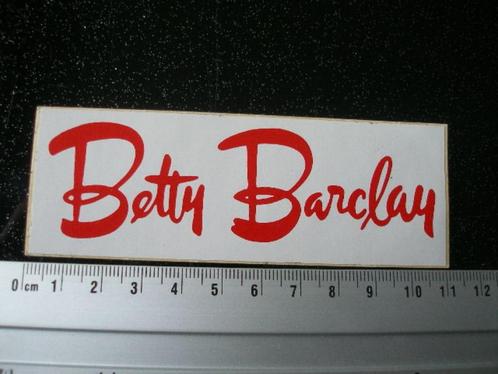 sticker Betty Barclay logo, Verzamelen, Stickers, Zo goed als nieuw, Merk, Verzenden
