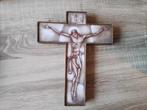 Cruisbeeld opaline antiek, Antiek en Kunst, Ophalen of Verzenden