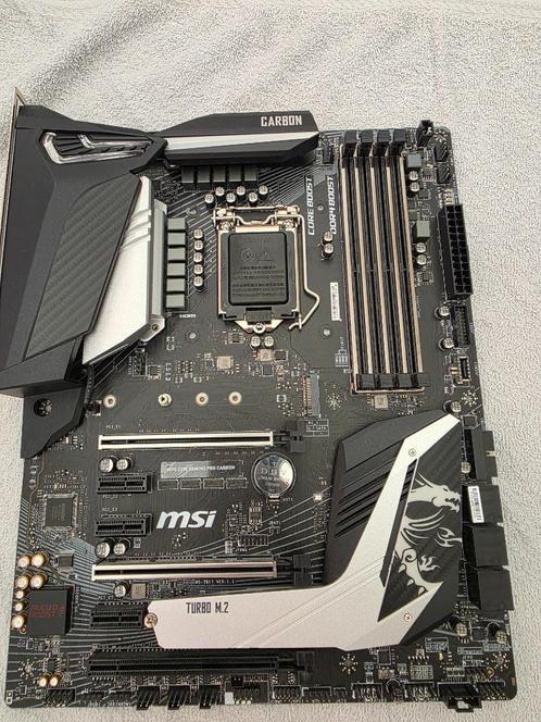MSI MPG Z390 Gaming Pro Carbon, Computers en Software, Moederborden, Zo goed als nieuw, Intel, DDR4, Ophalen of Verzenden