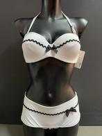 Antigel halter bikini maat 80b slip 40 la sportyretro, Verzenden, Nieuw, Wit, Bikini