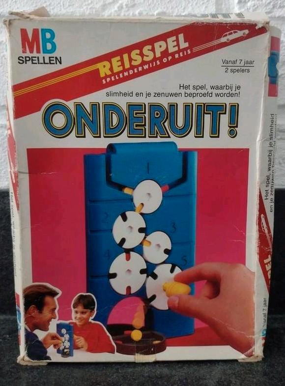 Onderuit 1990 editie reisspel, Hobby en Vrije tijd, Gezelschapsspellen | Overige, Gebruikt, Een of twee spelers, Ophalen of Verzenden