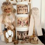 💕 3- delige brocante hoedendozen set in Victoriaanse stijl, Verzenden