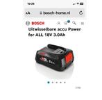 Bosch accu 18 volt, Nieuw, Ophalen of Verzenden