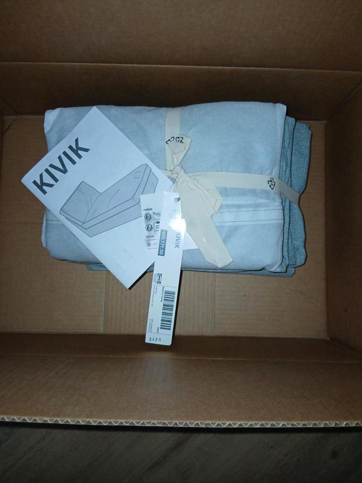 Hoezen set IKEA Kivik chaise longue Gunnared lichtgroen, Huis en Inrichting, Banken | Sofa's en Chaises Longues, Nieuw, Eenpersoons