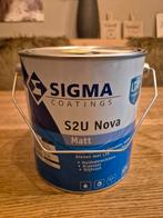 Sigma S2U NOVA MAT 2,5 LTR. (STORM'S COMING) PPG 1008-2, Doe-het-zelf en Verbouw, Overige kleuren, Ophalen of Verzenden, Zo goed als nieuw