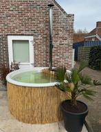 Houtgestookte Hottub met Deksel, Tuin en Terras, Bubbelbaden en Hottubs, Ophalen, Gebruikt, Afdekzeil, Vast