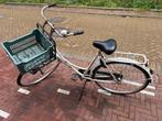 Witte batavus damesfiets met nieuw AXA slot en krat, Ophalen, Batavus
