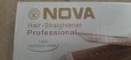 NOVA NHC 809crm Haar straightener professional. STIJLTANG, Ophalen of Verzenden, Zo goed als nieuw, Krultang of Stijltang