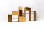 Vintage modulaire wand kast Derk Jan de vries, Ophalen, Met deur(en), Design, 150 tot 200 cm
