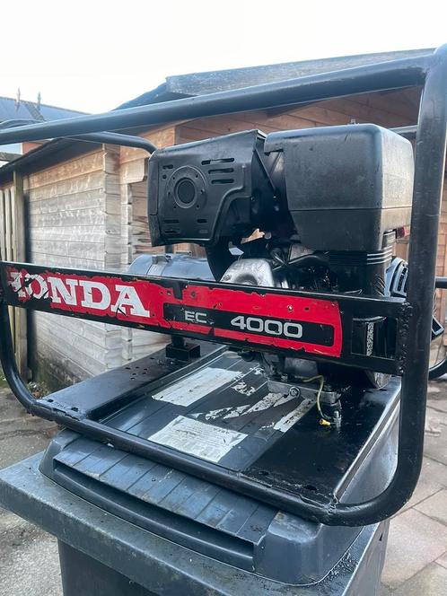 Honda EC 4000 aggregaat, Doe-het-zelf en Verbouw, Aggregaten, Gebruikt, Benzine, Minder dan 5 kVA, Ophalen