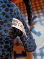 Hema panter knuffel blauw 28 cm groot, Ophalen of Verzenden