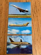 3 vliegtuig kaarten, Verzamelen, Ansichtkaarten | Themakaarten, Ongelopen, Ophalen of Verzenden, Voertuig
