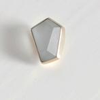 Goudkleurige Melano twisted geo frosted white, Sieraden, Tassen en Uiterlijk, Bedels, Verzenden