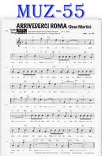 Muz55 bladmuziek super song - Arrivederci Roma (Dean Martin), Muziek en Instrumenten, Orgel, Gebruikt, Verzenden, Artiest of Componist