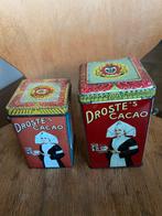 Twee cacaoblikken ( Droste), Ophalen of Verzenden, Gebruikt, Overige, Droste