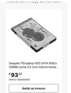 Seagate hdd 2.5 sata 1 tb, Computers en Software, Harde schijven, Ophalen of Verzenden, Zo goed als nieuw, Desktop