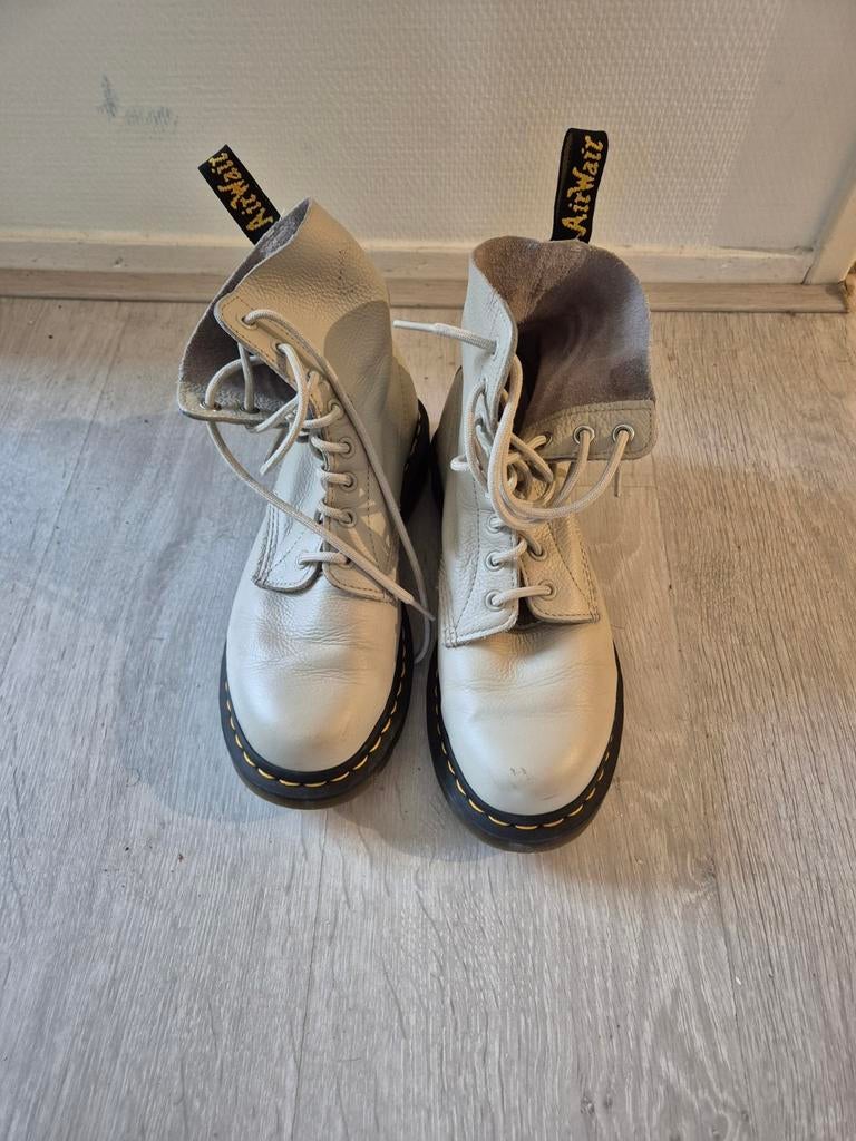 DR MARTENS 1406 PASCAL, Kleding | Dames, Schoenen, Wit, Ophalen of Verzenden, Dr. Martens, Zo goed als nieuw