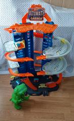 Hot Wheels Ultimate garage en veel losse wegdelen, Ophalen of Verzenden, Zo goed als nieuw, Handmatig, Hot Wheels