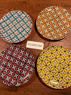 Polspotten design 4x Hippy Borden - Nieuw in Doos!, Ophalen of Verzenden, Nieuw, Bord