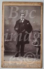 cdv man staand Dordrecht Beelenkamp 1900's, Verzamelen, Gebruikt, Verzenden, Foto, Voor 1940