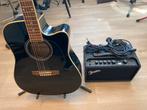Gitaarset: akoestisch/electrische gitaar met versterker, Ophalen, Gebruikt, Western- of Steelstringgitaar
