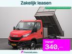 Iveco Daily 35C12 Kipper met Kist Dubbellucht 3,5t Trekhaak, Gebruikt, Euro 6, Iveco, Leder