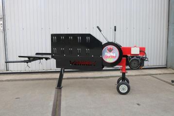 Snelle houtklover / kloofmachine met ca.10 ton slagkracht beschikbaar voor biedingen