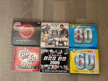 Verzamel cd’s, diverse artiesten. 4,- per stuk beschikbaar voor biedingen