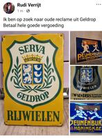 Emaille reclamebord, Verzamelen, Merken en Reclamevoorwerpen, Ophalen of Verzenden, Zo goed als nieuw, Reclamebord